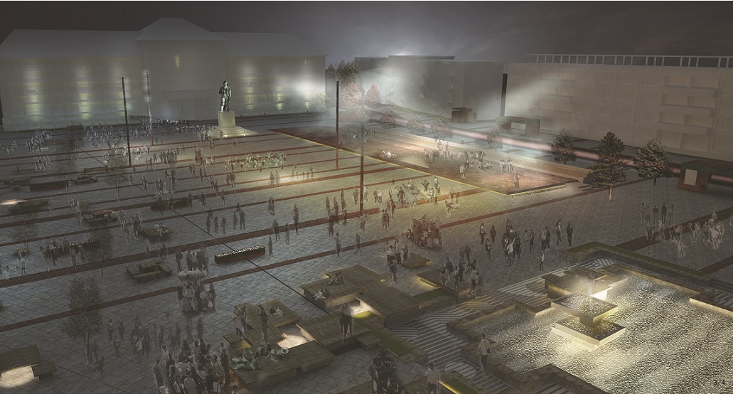 Cum va arăta Piața Revoluției din Baia Mare GALERIE