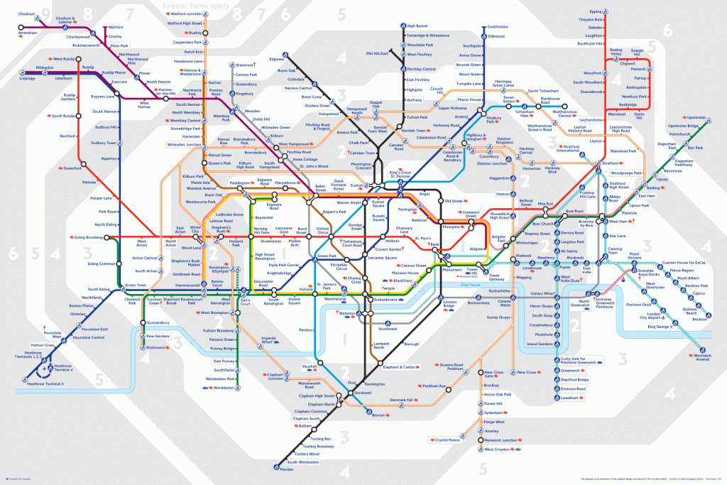 harta metrou londra