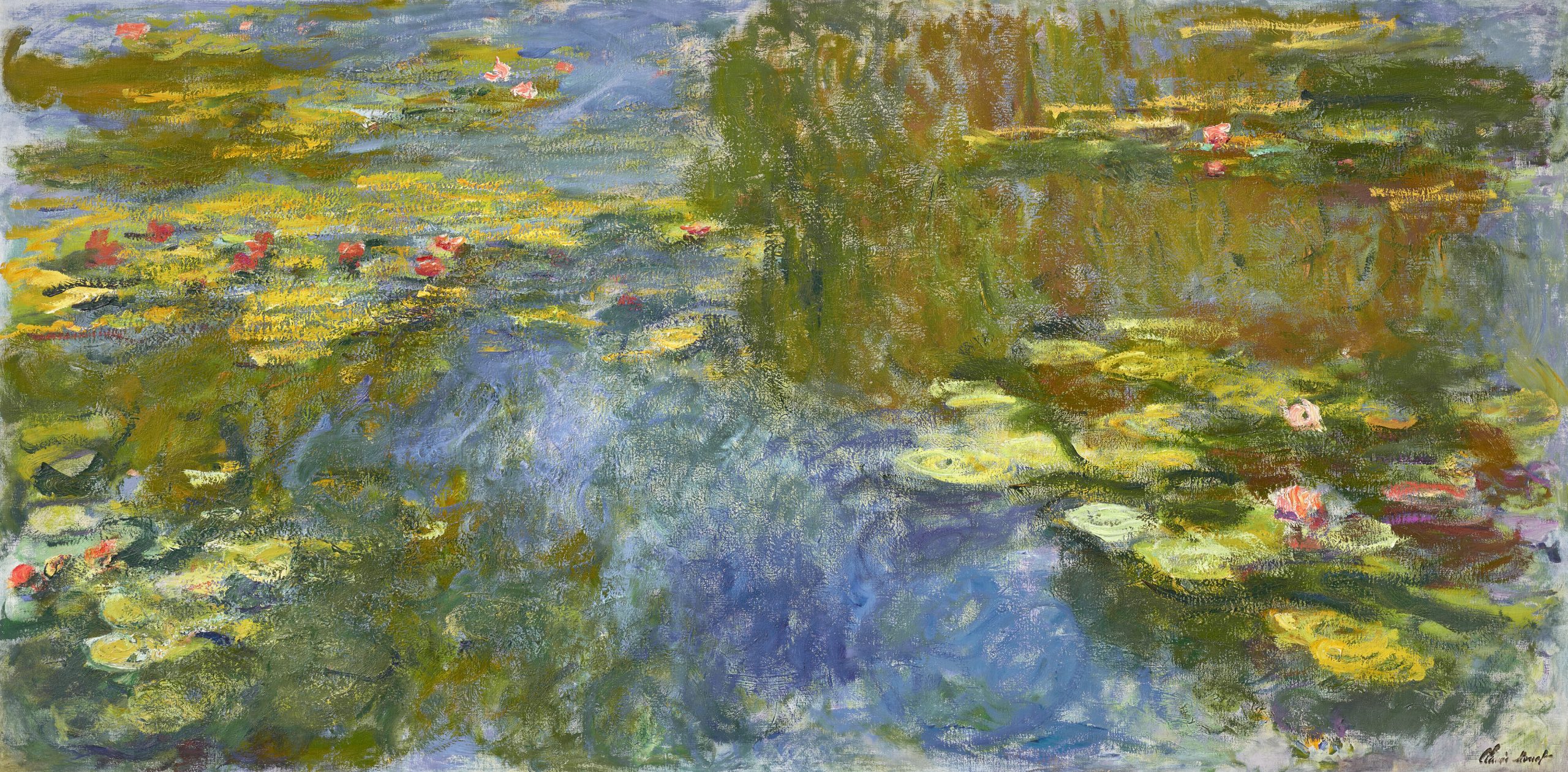 Tabloul ''Le bassin aux nymphéas'' al pictorului francez Claude