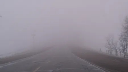 Cod galben e ceață în jumătate de țară. Lista județelor afectate