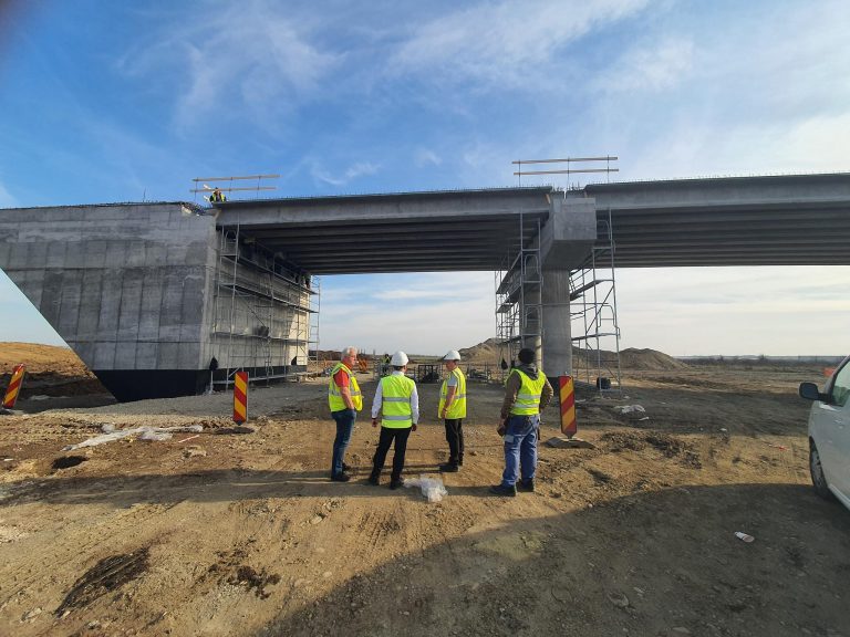 Autostrada Bucureștiului A0. Stadiul lucrărilor pe lotul Afumați - Cernica, al chinezilor, a trecut de 35% FOTO - Economica.net