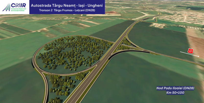 Autostrada Unirii A8: Ofertele pentru tronsonul 2 Târgu Frumos – Lețcani se depun până pe 2 iunie 2025