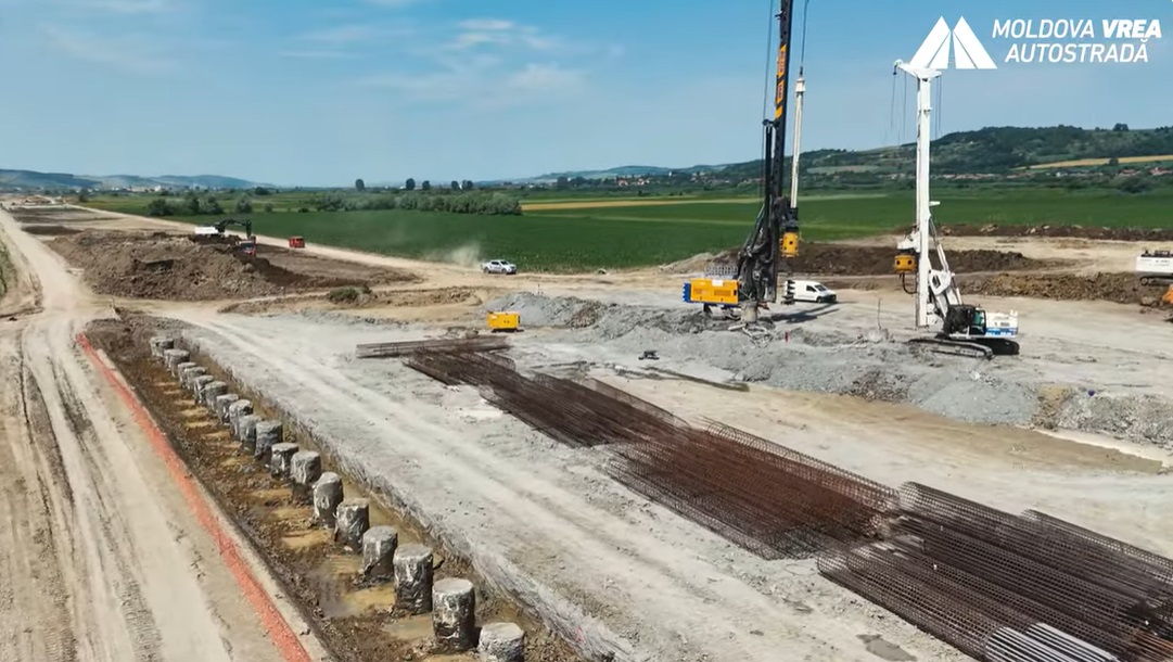 VIDEO Autostrada Unirii A8: Cum arată șantierul deschis de turcii