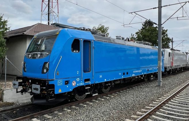 Prima locomotivă electrică TRAXX MS 3 urmează să ajungă în România la începutul lunii aprilie
