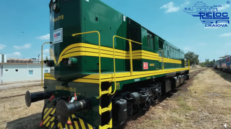 VIDEO Reloc Craiova a livrat locomotiva reparată pentru 