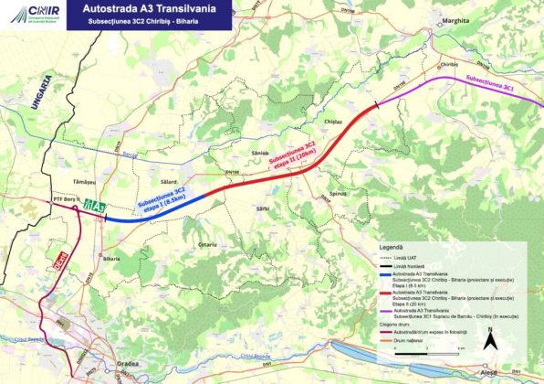 autostrada transilvania harta