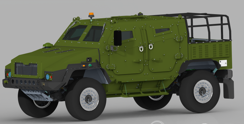 VLAH, prima blindată 4×4 „Made in România”, prezentată public luna viitoare – FOTO