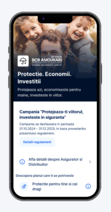 Asigurarea de viață Activ+, dezvoltată de BCR Asigurări de Viață VIG, este de astăzi disponibilă direct în ecosistemul digital George, 100% online
