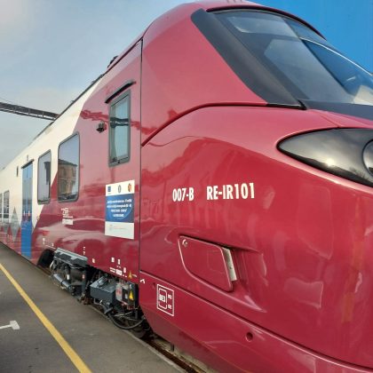 A şaptea ramă Alstom produsă pentru România, predată CFR Călători