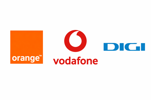Grafic cu evoluția pieței telecom România în semestrul I 2025, evidențiind venituri telefonie mobilă și cote de piață operatori telecom Orange, Vodafone, Digi. | sursa foto: Economica