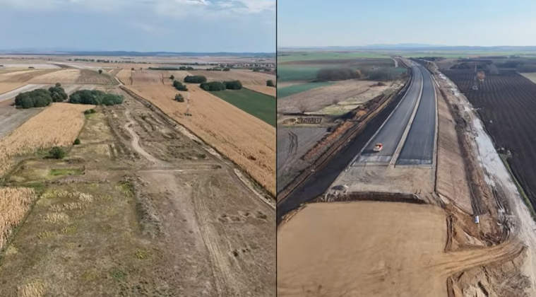 VIDEO Autostrada Transilvania: Cum arată progresul din 2025 al unui constructor român pe 28,5 kilometri
