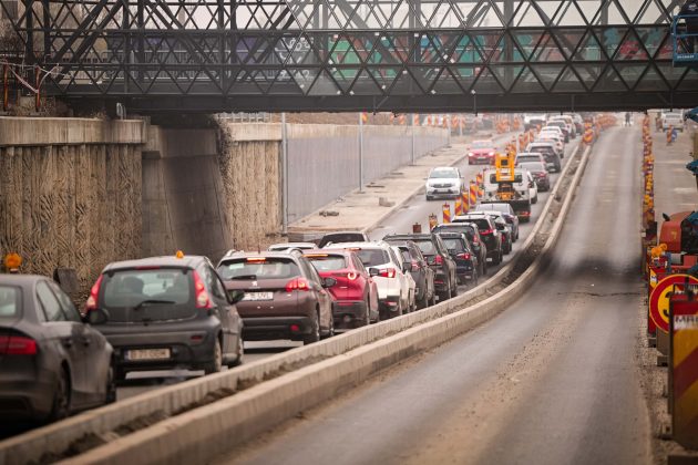 FOTO Drum la ieșirea din București, lărgit la patru benzi, va fi deschis integral pentru trafic anul acesta