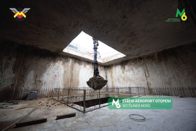 Metroul de Otopeni: Cum au evoluat în noiembrie lucrările la Magistrala 6 de metrou