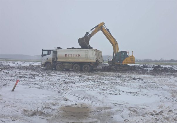 Autostrada Bucureștiului A0: Constructorul lotului 1 Nord a montat anul acesta grinzi la pasajul peste calea ferată București – Pitești