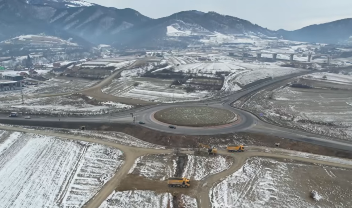 Autostrada A13 Sibiu – Făgăraș: Turcii de la Makyol pregătesc lucrările la mega – nodul Boița. Intersecția cu A1 va fi una dintre cele mai spectaculoase din țară VIDEO