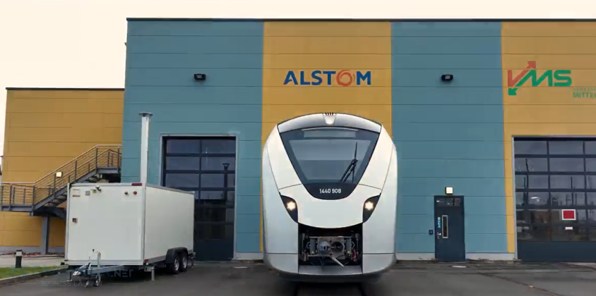 VIDEO Primul tren pe baterii fabricat de Alstom a intrat în operare cu pasageri