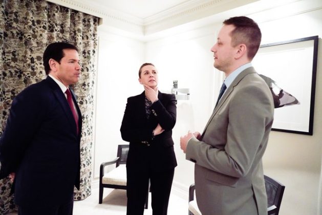 Marco Rubio s-a întâlnit la Munchen cu premierul danez Mette Frederiksen și cu cel groenlandez Jens-Frederik Nielsen. Discuția a fost considerată constructivă de partea daneză