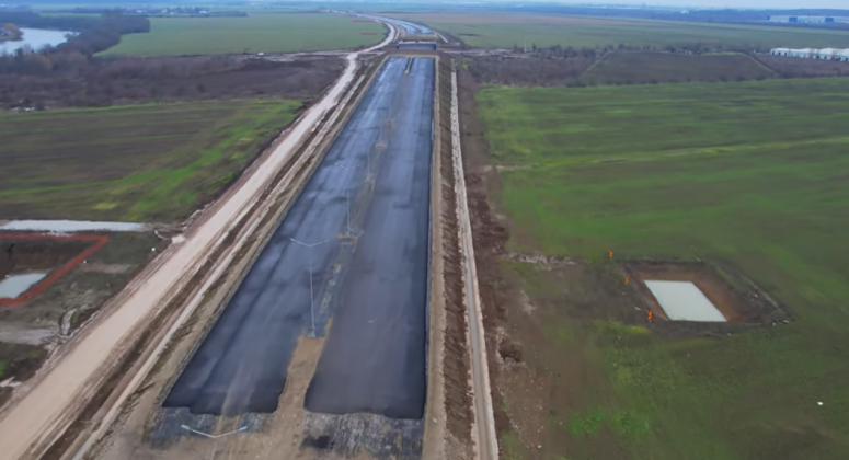 VIDEO Autostrada Bucureștiului A0: „Urme de asfalt” pe lotul chinezilor