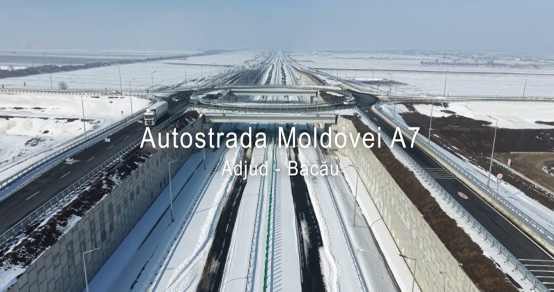 VIDEO Autostrada A7 Focșani – Bacău: Umbrărescu va finaliza ultimii 46 de kilometri în primăvară – vară (oficial Transporturi)