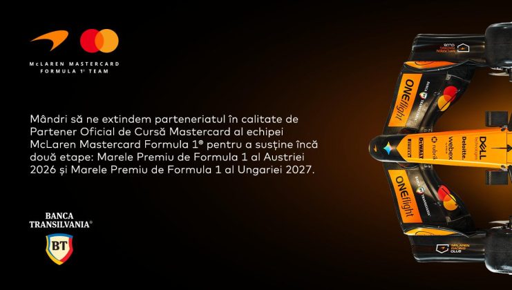 BT x McLaren Mastercard – parteneriat extins în 2026