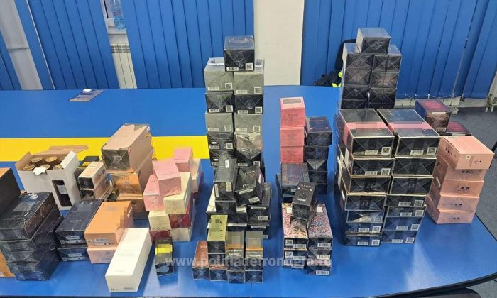 Produse contrafăcute de peste 14,3 milioane lei, capturate de poliţiştii de frontieră în ultima săptămână