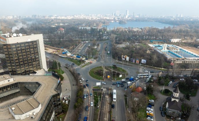 FOTO Linie de tramvai din nordul Capitalei, reabilitată în proporție de 85%. PORR intră și pe tronsonul de 88 de metri, unde s-au făcut lucrări pentru metroul de Otopeni