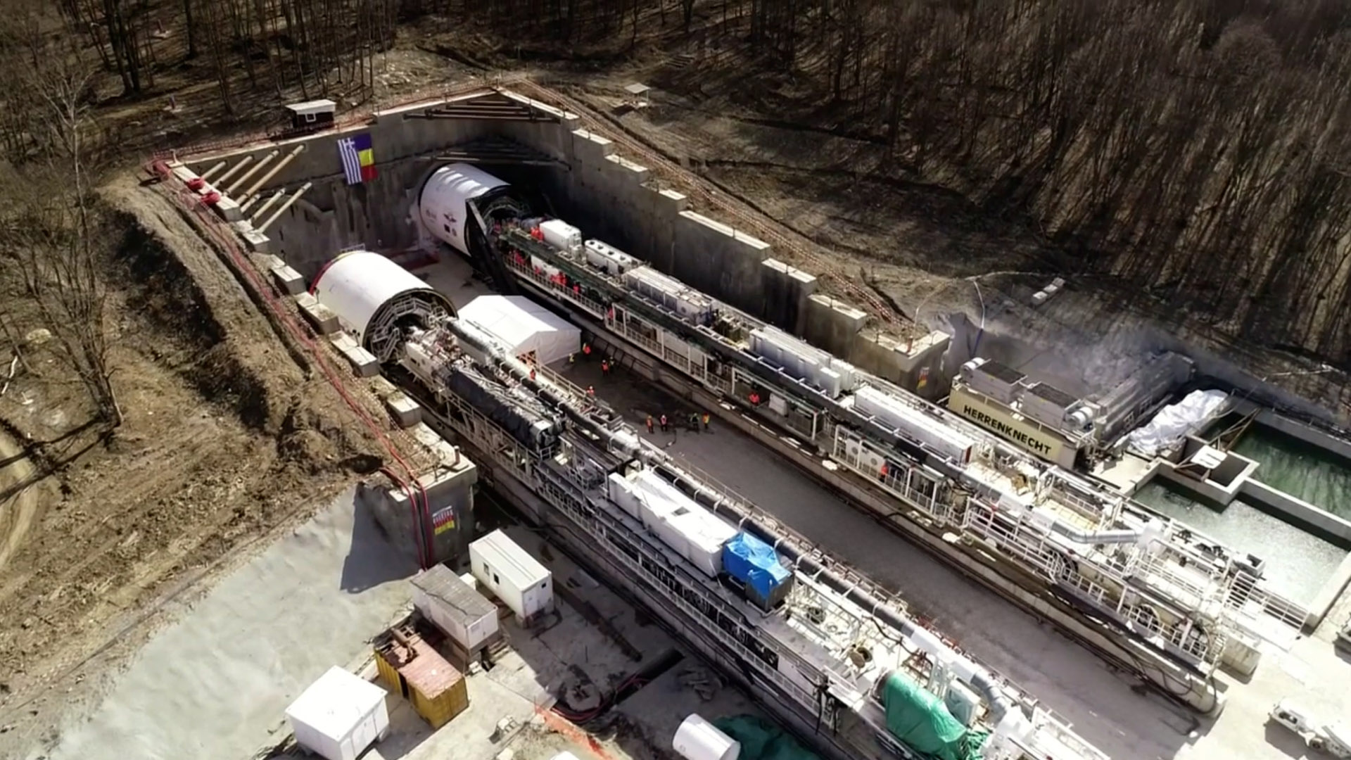 Calea ferată Brașov - Sighișoara: "Cârtițele" Aktor au forat 6,3 kilometri la mega-tunelurile subsecțiunii Apața - Cața - Economica.net