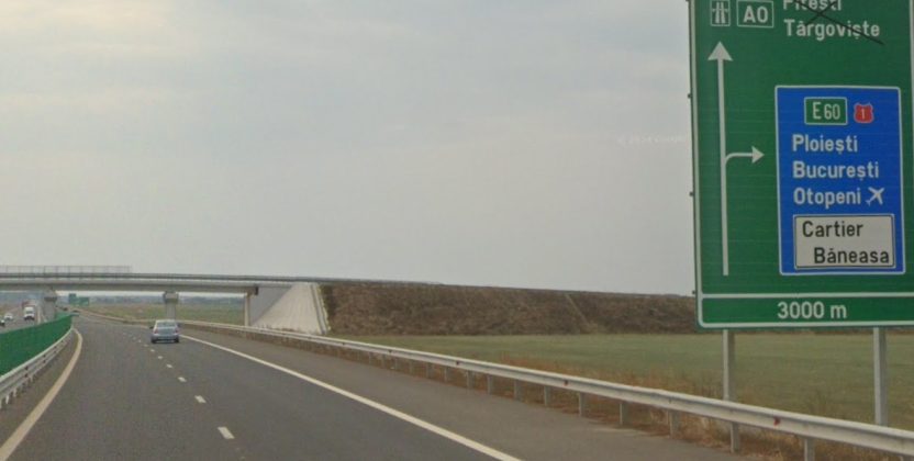 FOTO Autostrada Bucureștiului: Fisuri la un pasaj agricol peste A0. Ce zice CNAIR