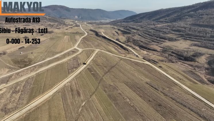 Autostrada A13 Sibiu – Făgăraș: Când vor putea șoferii să circule pe toți cei 68 de kilometri construiți de turcii de la Makyol