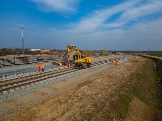 Portul Constanța: Lucrările la infrastructura de cale ferată din stația Valu lui Traian, în curs de finalizare
