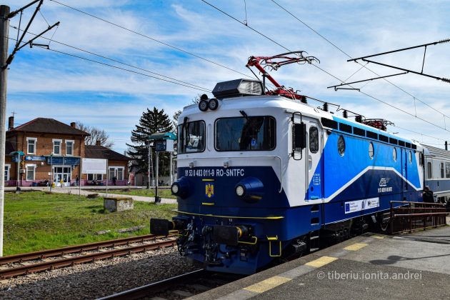 FOTO Încă o locomotivă electrică, modernizată la Brașov prin PNRR, a trecut testele