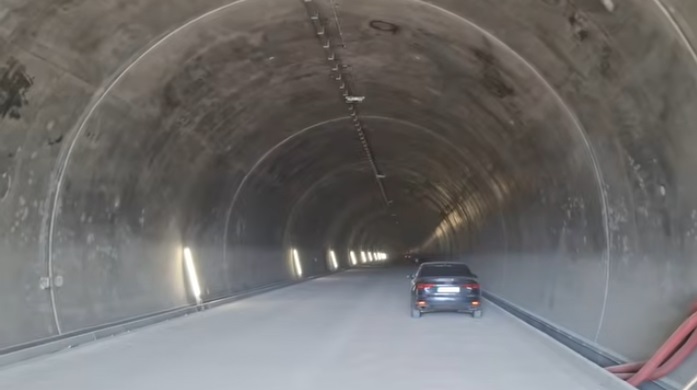 VIDEO Autostrada A1 Sibiu – Pitești: Imagini noi din primul tunel de autostradă, aproape gata
