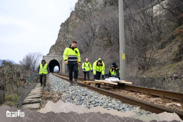 Calea ferată Craiova – Caransebeș: Investigații georadar la podurile și tunelurile de pe lotul 4, înainte de reabilitare