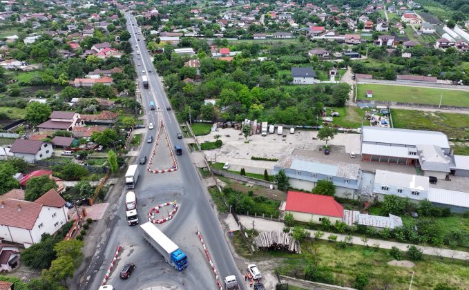 „Drumul Morții” – DN2: Începe construirea giratoriului de la Spătaru, de lângă Buzău