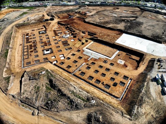 FOTO Primul stadion exclusiv „verde” din România: Care este stadiul lucrărilor la arena Nicolae Dobrin