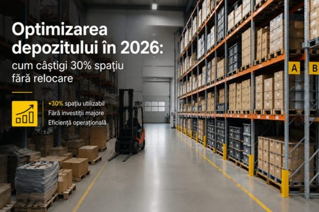 Optimizarea depozitului în 2026: cum câștigi 30% spațiu fără relocare