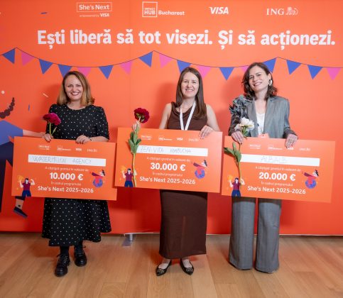 Trei antreprenoare din România câștigă granturi în valoare totală de 60.000 de euro prin She’s Next, programul derulat de VISA și ING Bank