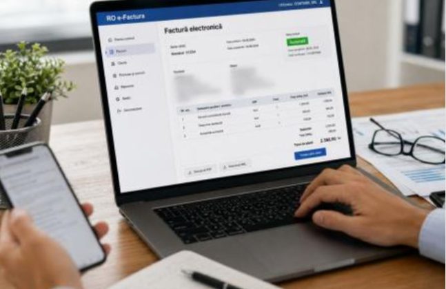 Jurnaliștii, artiștii și creatorii sunt obligați să emită facturi electronice prin RO e-Factura de la 1 iunie. O firmă de contabilitate și consultanță oferă gratuit acces în aplicația proprie – Ce spune Bolojan