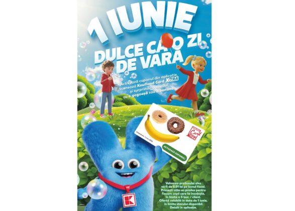 Kaufland celebrează Ziua Copilului cu surprize dulci la doar 1 ban prin Kaufland Card XTRA și reduceri de până la 50% la jucării
