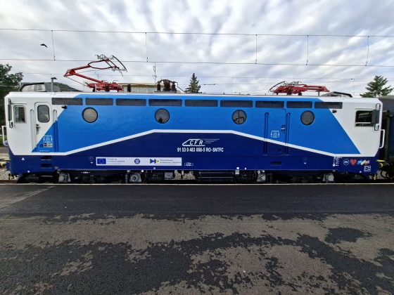 FOTO A 11-a locomotivă electrică modernizată la Brașov prin PNRR, gata de drum