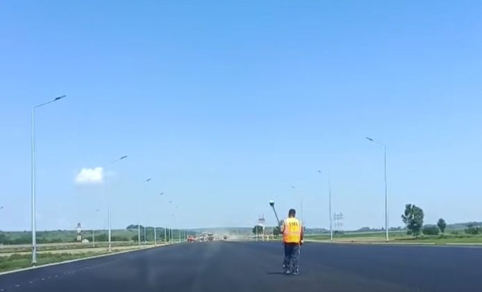 VIDEO Autostrada A7 Bacău – Pașcani: UMB a ajuns la un stadiu de execuție de 48% pe lotul 2