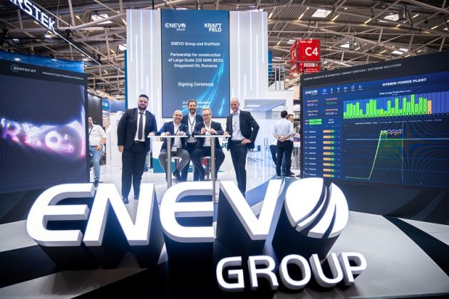 Nouă baterie mare în România. ENEVO Group și Kraftfeld semnează contractul EPC pentru un proiect BESS de 220 MWh la Drăgănești-Olt