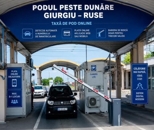 VIDEO Pod Giurgiu – Ruse: Cum se traversează dinspre România versus dinspre Bulgaria
