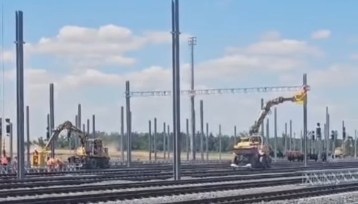 CFR Infrastructură: Valu lui Traian, punct strategic pentru traficul feroviar de marfă, modernizat în proporție de 86%