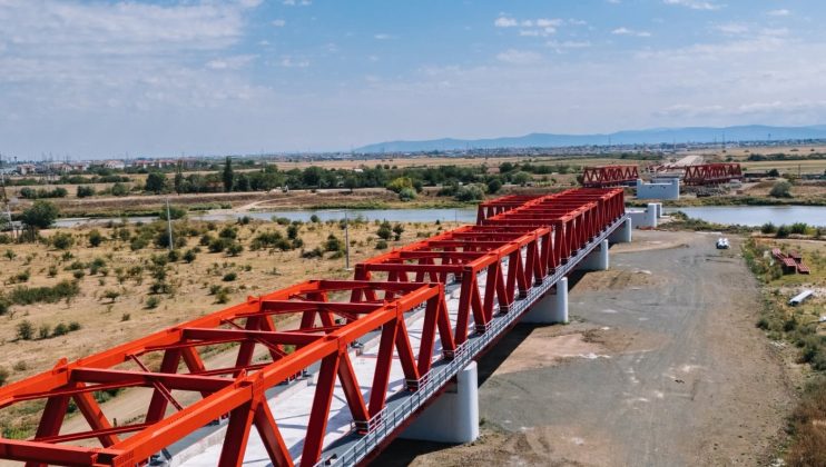 FOTO Calea ferată Caransebeș – Timișoara – Arad. Cel ma avansat lot a ajuns la 76%. Care este stadiul pe celelalte trei loturi