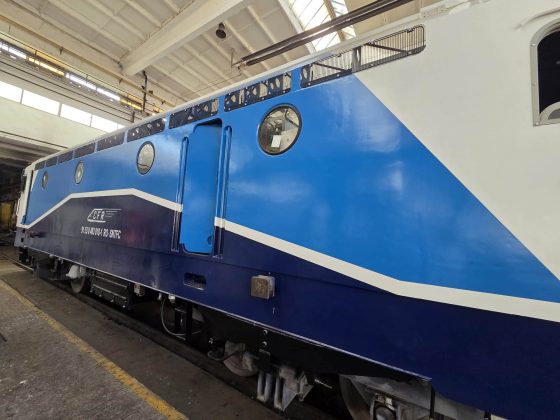 FOTO A 16-a locomotivă electrică modernizată la Brașov prin PNRR iese săptămâna viitoare în probe