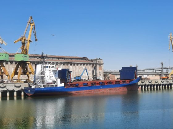 Activitate portuară intensă la Brăila pe relația comercială cu Turcia