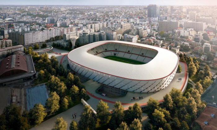 Undă verde pentru un proiect spectaculos: A fost emisă autorizația de construire pentru turnul cu heliport de la noul Stadion Dinamo