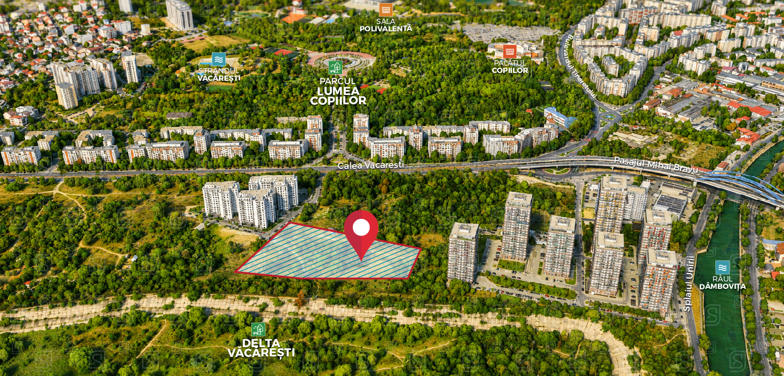 teren delta vacaresti