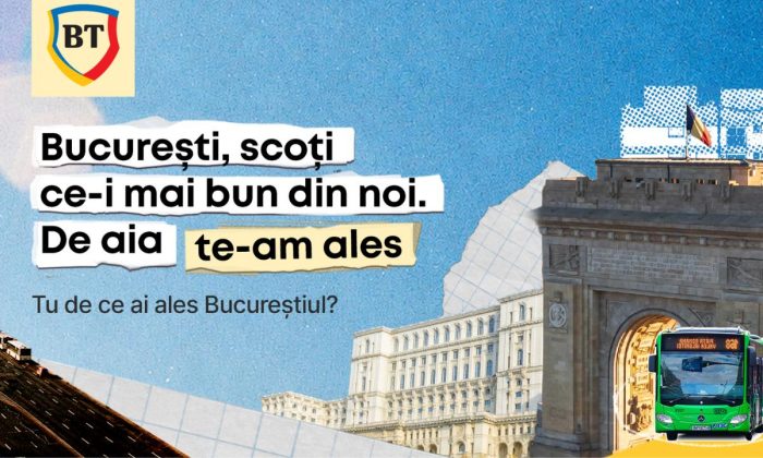 Banca Transilvania invită bucureștenii să povestească ce înseamnă orașul pentru ei